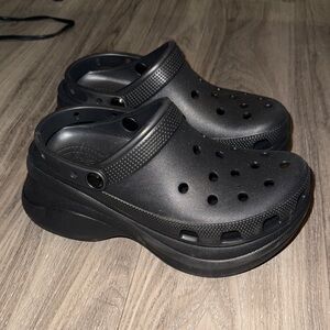 Black Platform CROCS - NWOT
